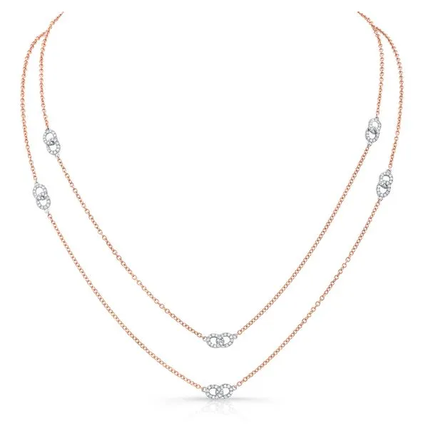 Uneek Cascade Collection Yard Opera Necklace Diamond Source Jewelers Greenwood Village, CO