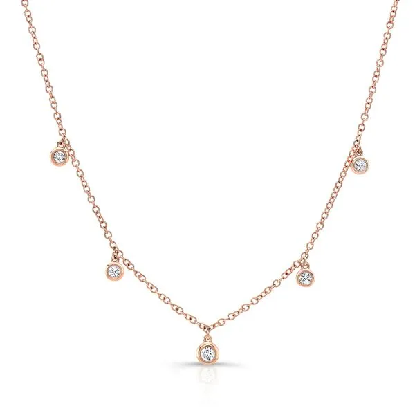 Uneek Cascade Collection Charm Necklace Diamond Source Jewelers Greenwood Village, CO