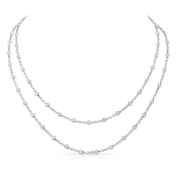 Uneek Cascade Collection Yard Opera Necklace Diamond Source Jewelers Greenwood Village, CO