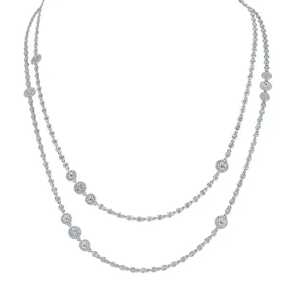 Uneek Cascade Collection Yard Opera Necklace Diamond Source Jewelers Greenwood Village, CO