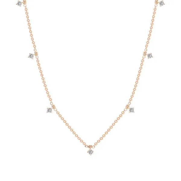 Uneek Cascade Collection Yard Charm Necklace Diamond Source Jewelers Greenwood Village, CO