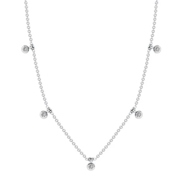 Uneek Cascade Collection Yard Charm Necklace Diamond Source Jewelers Greenwood Village, CO