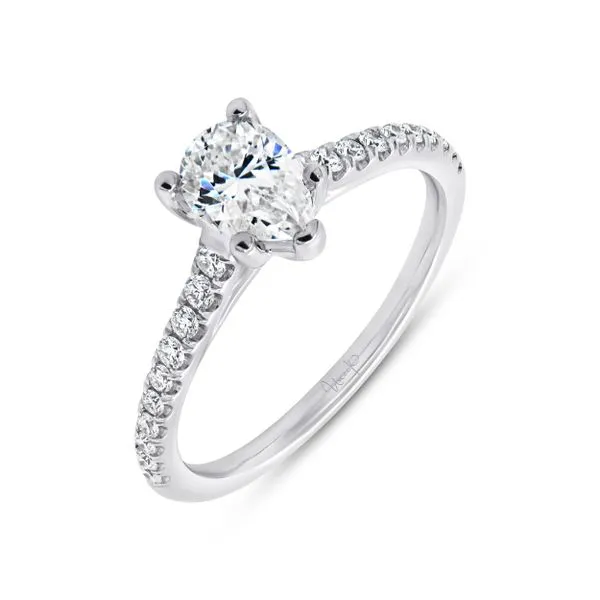 Uneek Timeless Collection Cathedral Cushion Engagement Ring Mystique Jewelers Alexandria, VA