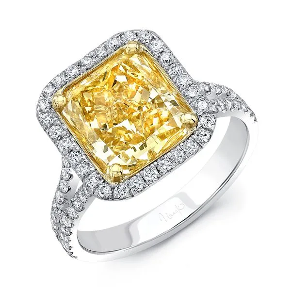 Uneek Natureal Collection Halo Engagement Ring Diamond Source Jewelers Greenwood Village, CO