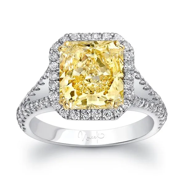 Uneek Natureal Collection Halo Engagement Ring Diamond Source Jewelers Greenwood Village, CO