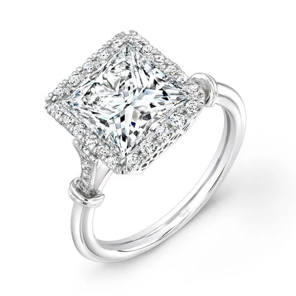 Uneek Timeless Collection Halo Engagement Ring Diamond Source Jewelers Greenwood Village, CO