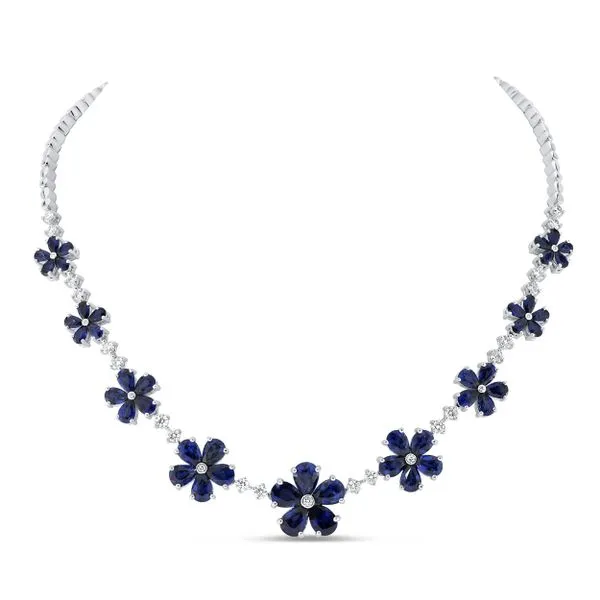 Uneek Precious Collection Floral Fashion Necklace Diamond Source Jewelers Greenwood Village, CO