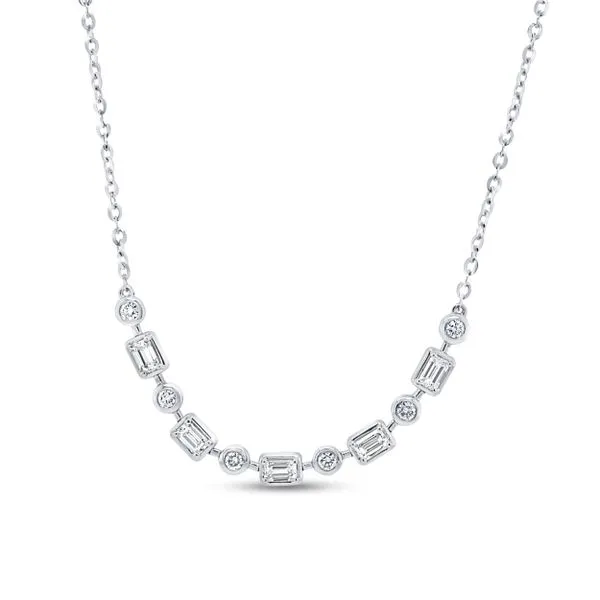 Uneek Alexandria Collection Link Necklace Diamond Source Jewelers Greenwood Village, CO