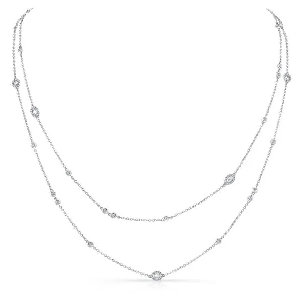 Uneek Cascade Collection Yard Opera Necklace Diamond Source Jewelers Greenwood Village, CO