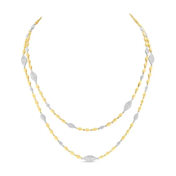 Uneek Cascade Collection Yard Opera Necklace Diamond Source Jewelers Greenwood Village, CO