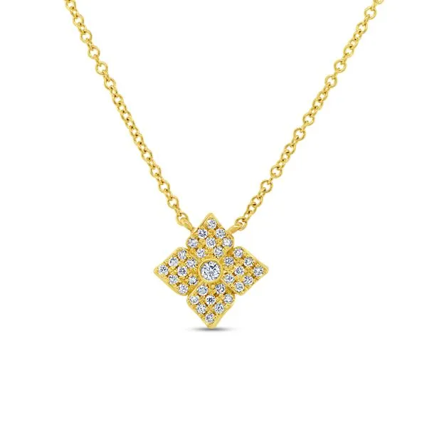 Uneek Motif Collection Floral Fashion Pendant Diamond Source Jewelers Greenwood Village, CO