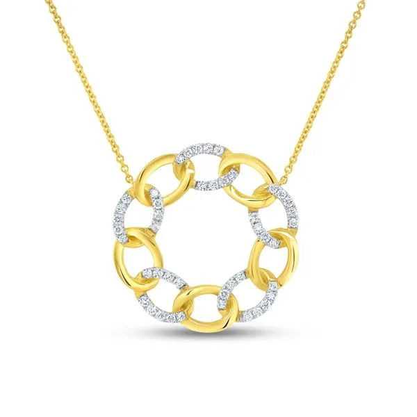 Uneek Gatsby Collection Circle Fashion Necklace Diamond Source Jewelers Greenwood Village, CO