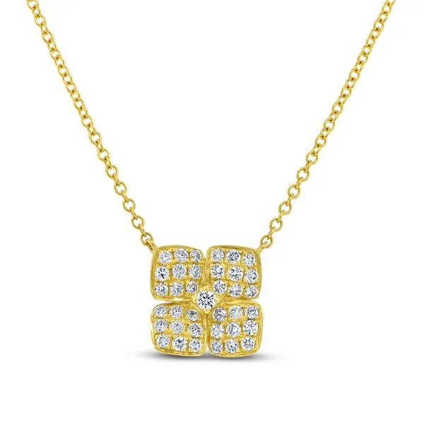 Uneek Motif Collection Floral Fashion Pendant Diamond Source Jewelers Greenwood Village, CO