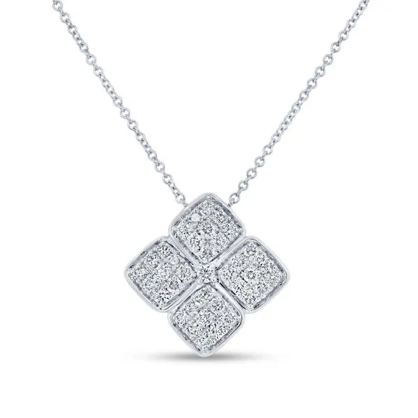 Uneek Motif Collection Clover Drop Pendant Quest Fine Jewelers Fairfax, VA