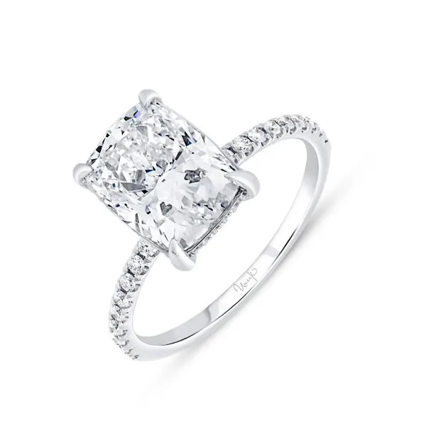 Uneek Timeless Collection Under-Halo Engagement Ring Diamond Source Jewelers Greenwood Village, CO