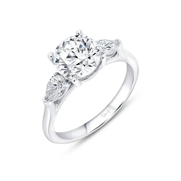 Uneek Timeless Collection Round Center Engagement Ring Diamond Source Jewelers Greenwood Village, CO