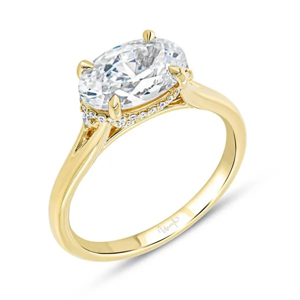Uneek Timeless Collection Under-Halo Engagement Ring Diamond Source Jewelers Greenwood Village, CO