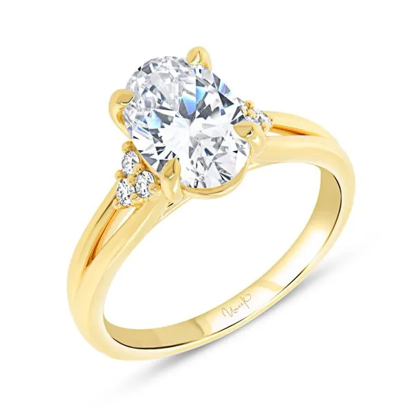 Uneek Timeless Collection Split Engagement Ring Diamond Source Jewelers Greenwood Village, CO