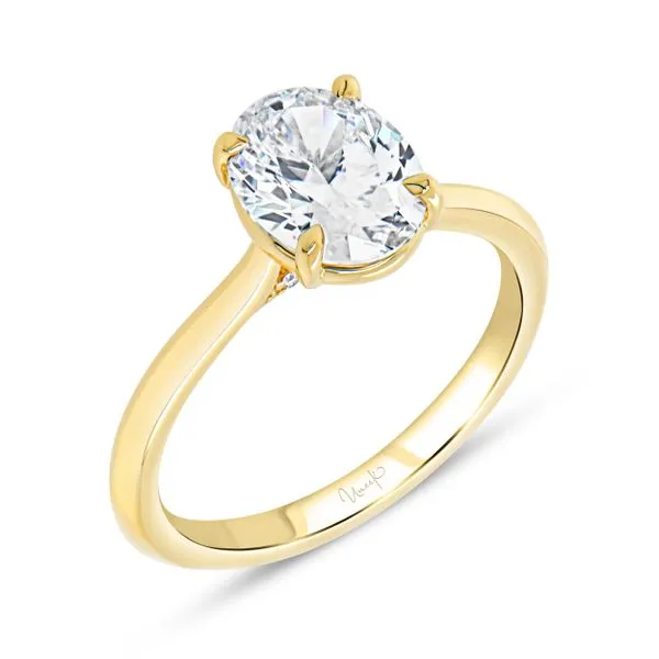Uneek Timeless Collection Solitaire Engagement Ring Diamond Source Jewelers Greenwood Village, CO