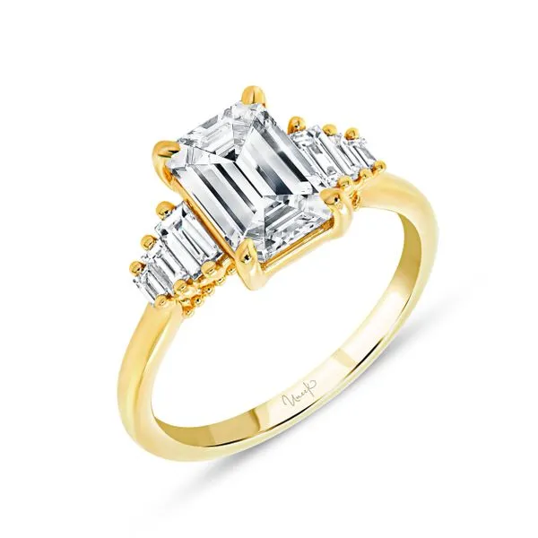 Uneek Timeless Collection Solitaire Engagement Ring Tracy Jewelers Spokane, WA