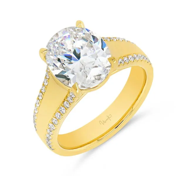 Uneek Alexandria Collection Solitaire Engagement Ring Diamond Source Jewelers Greenwood Village, CO