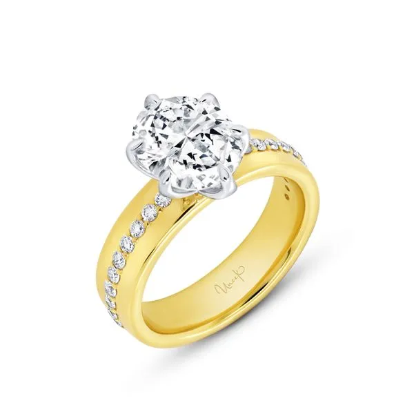 Uneek Alexandria Collection Solitaire Engagement Ring Tracy Jewelers Spokane, WA