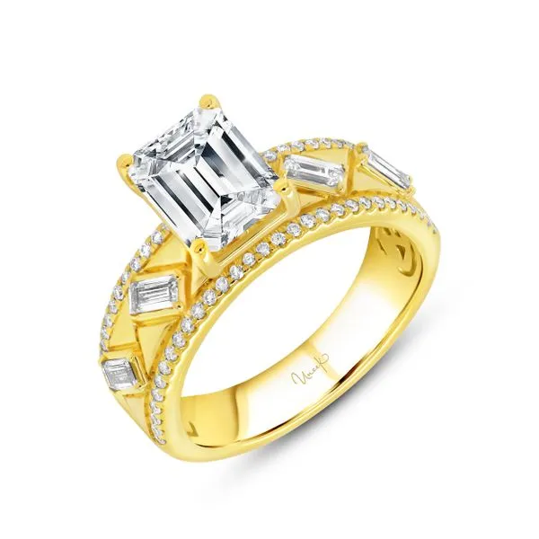 Uneek Alexandria Collection Solitaire Engagement Ring Quest Fine Jewelers Fairfax, VA