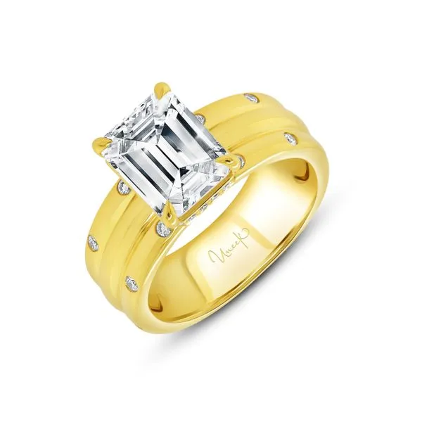 Uneek Alexandria Collection Under-Halo Engagement Ring Diamond Source Jewelers Greenwood Village, CO