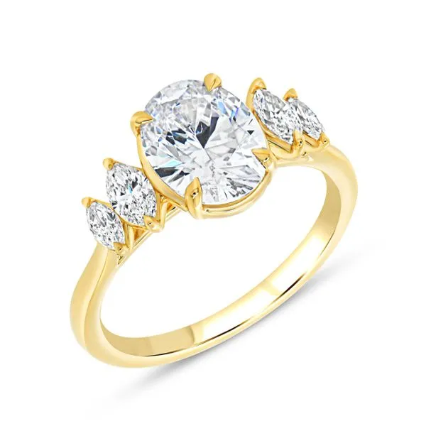 Uneek Timeless Collection Under-Halo Engagement Ring Tracy Jewelers Spokane, WA