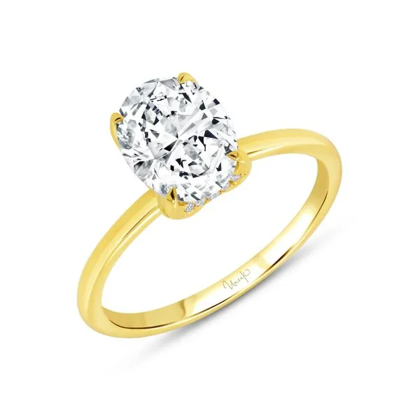 Uneek Timeless Collection Solitaire Engagement Ring Diamond Source Jewelers Greenwood Village, CO