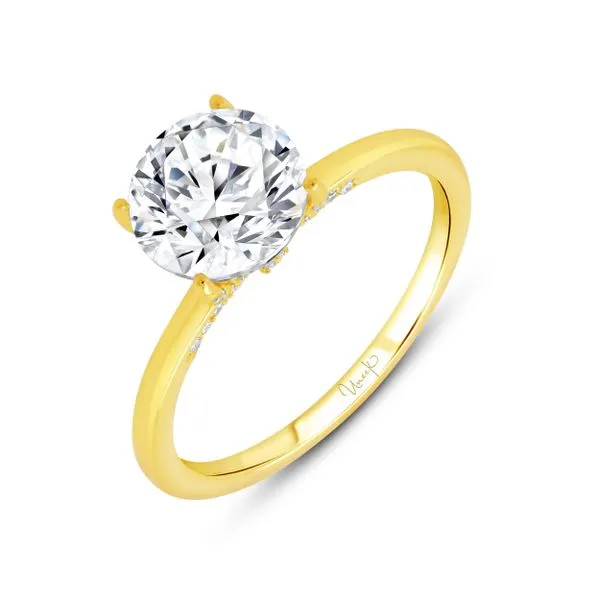 Uneek Timeless Collection Solitaire Engagement Ring Quest Fine Jewelers Fairfax, VA