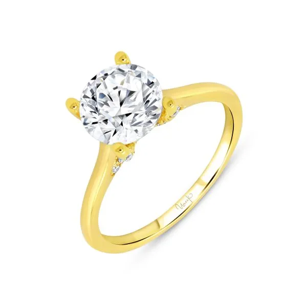 Uneek Timeless Collection Solitaire Engagement Ring Diamond Source Jewelers Greenwood Village, CO