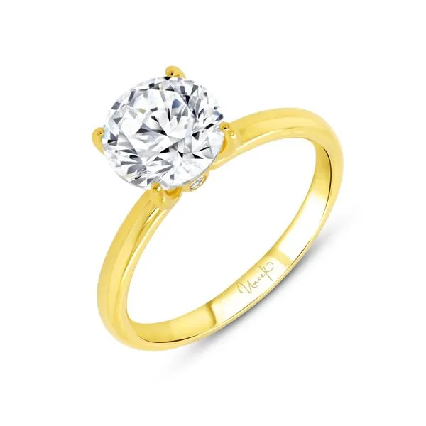 Uneek Timeless Collection Solitaire Engagement Ring Diamond Source Jewelers Greenwood Village, CO