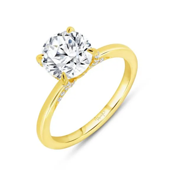 Uneek Timeless Collection Solitaire Engagement Ring Diamond Source Jewelers Greenwood Village, CO