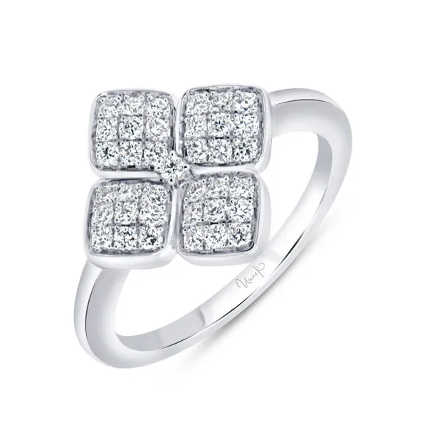 Uneek Motif Collection Clover Fashion Ring Diamond Source Jewelers Greenwood Village, CO