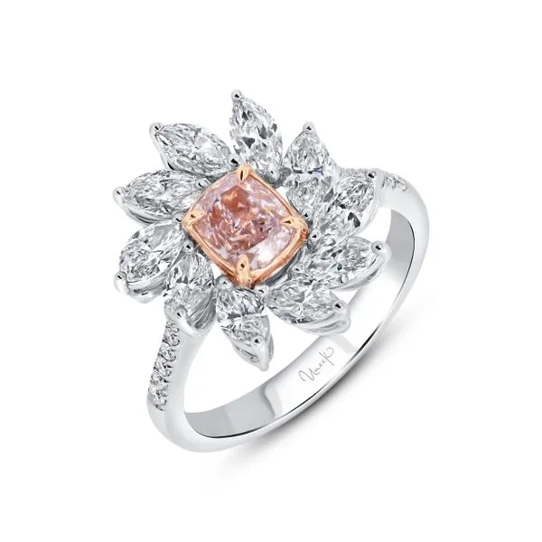 Uneek Natureal Collection Floral Engagement Ring Diamond Source Jewelers Greenwood Village, CO