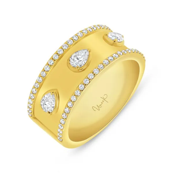 Uneek Alexandria Collection Bezel Anniversary Ring Diamond Source Jewelers Greenwood Village, CO