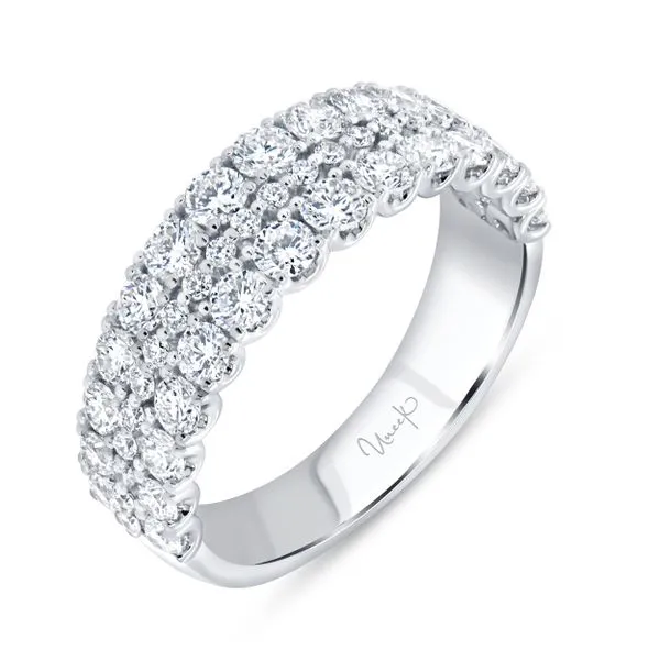 Uneek Lace Collection 3-Row Anniversary Ring Diamond Source Jewelers Greenwood Village, CO
