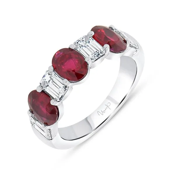 Uneek Precious Collection Seven-Stone Anniversary Ring Diamond Source Jewelers Greenwood Village, CO