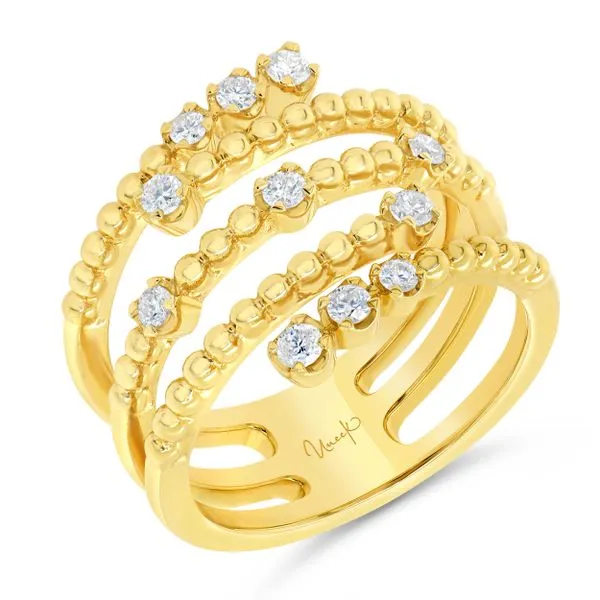 Uneek Lace Collection Bypass Fashion Ring Diamond Source Jewelers Greenwood Village, CO