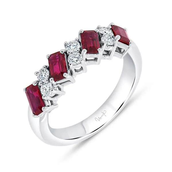 Uneek Precious Collection Ruby Anniversary Ring Aires Jewelers Morris Plains, NJ