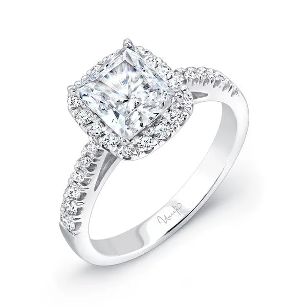 Uneek Halo Princess Engagement Ring Diamond Source Jewelers Greenwood Village, CO