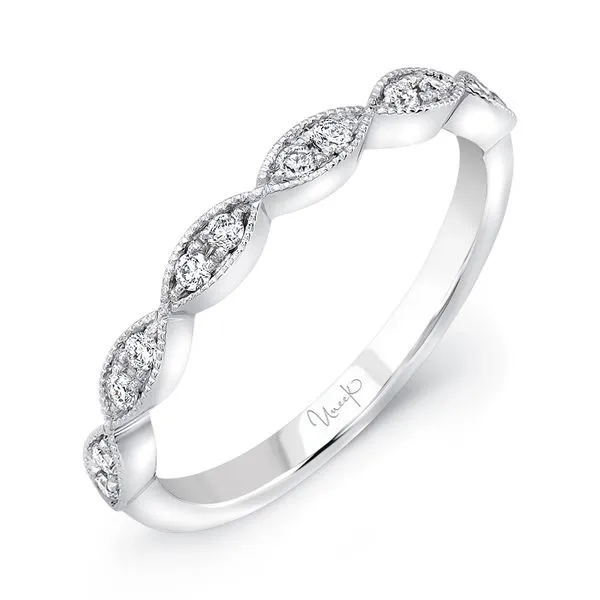Uneek Straight Diamond Wedding Ring Quest Fine Jewelers Fairfax, VA