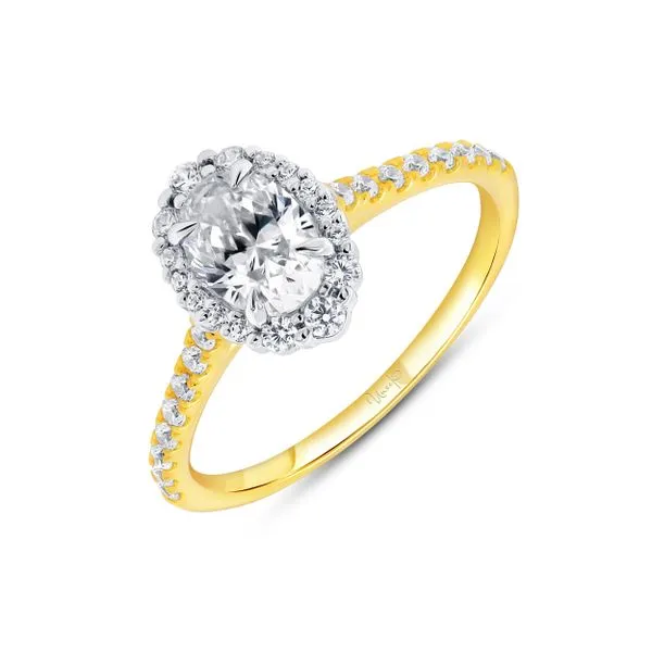 Uneek Petals Collection Halo Oval Engagement Ring Diamond Source Jewelers Greenwood Village, CO