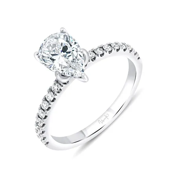 Uneek Straight Engagement Ring Diamond Source Jewelers Greenwood Village, CO