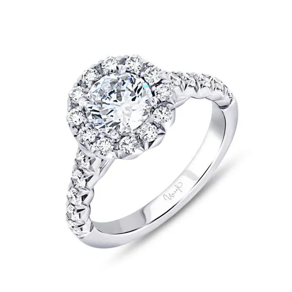 Uneek Us Collection Halo Engagement Ring Diamond Source Jewelers Greenwood Village, CO