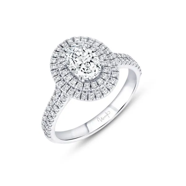 Uneek Unity Collection Oval Shaped Center Engagement Ring Diamond Source Jewelers Greenwood Village, CO