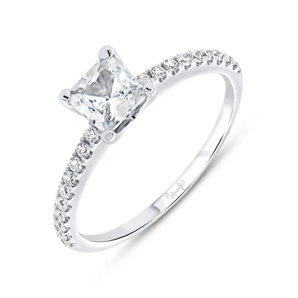 Uneek Unity Collection Straight Round Engagement Ring Tracy Jewelers Spokane, WA