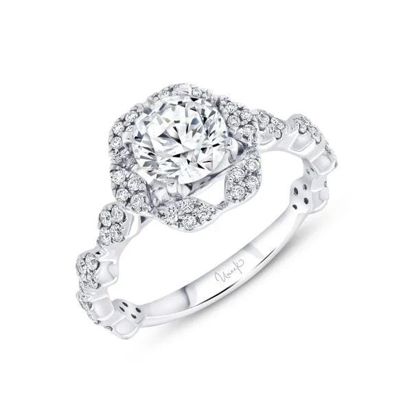 Uneek Us Collection Round Center Engagement Ring Diamond Source Jewelers Greenwood Village, CO