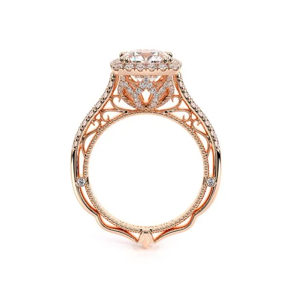 Venetian-5061cu-18k Rose Gold Cushion Image 4 Tracy Jewelers Spokane, WA